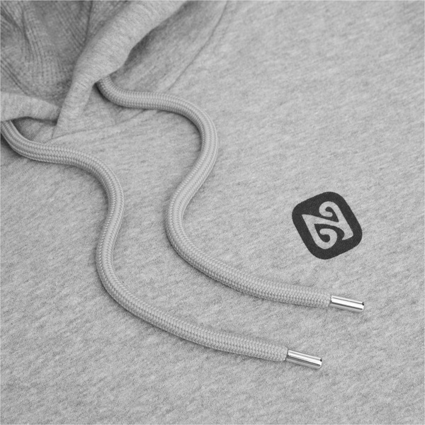 2026 Nyord Logo Hoodie AM001 - Grey Heather